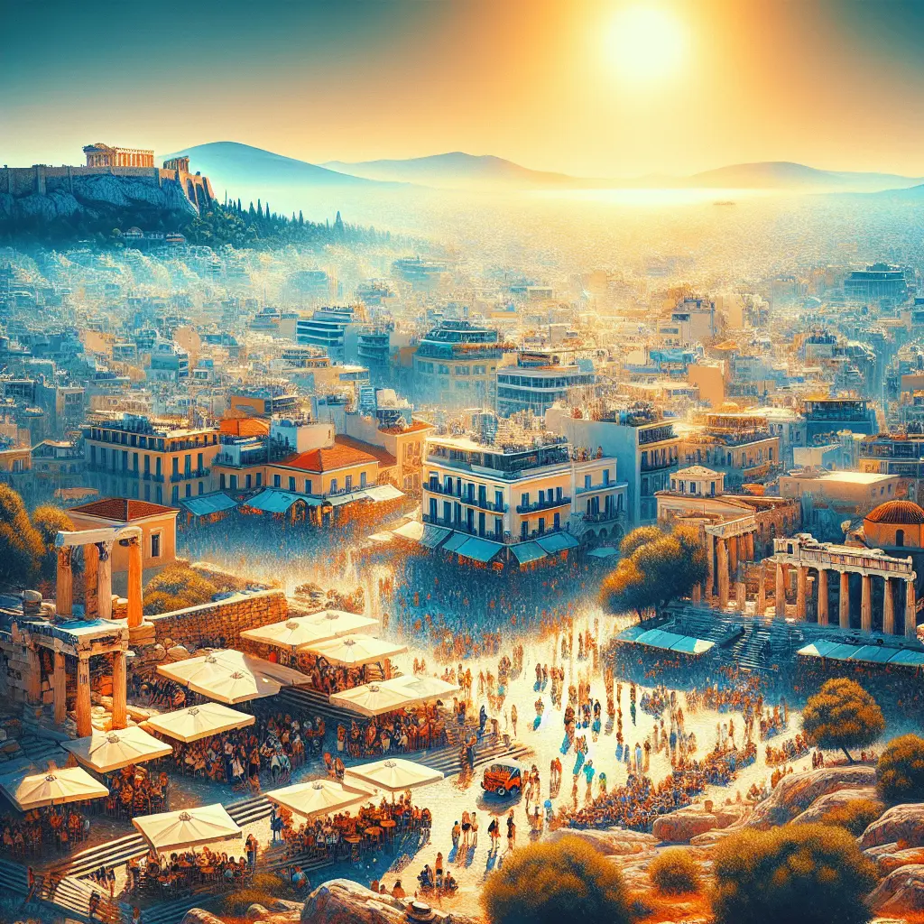 Hvordan er vejret i Athen i august måned?