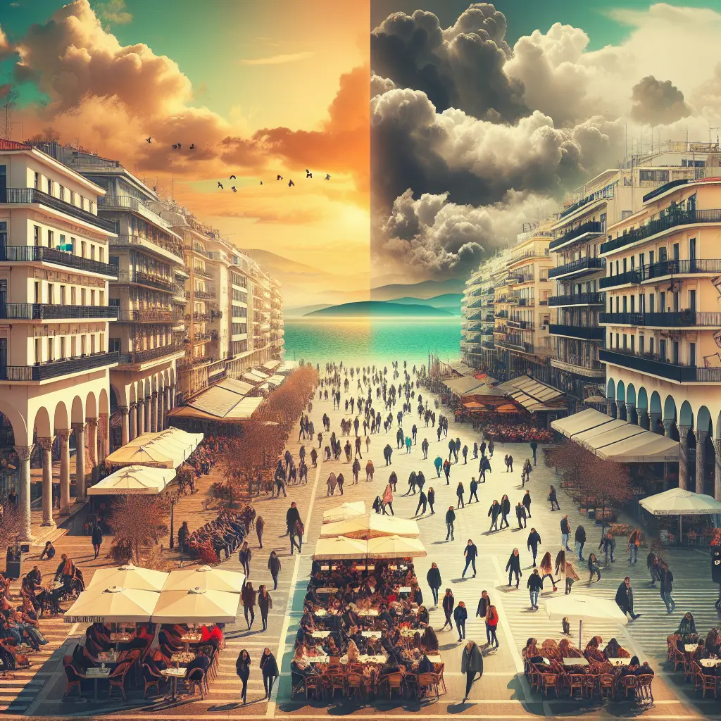 Hvordan er vejret i Thessaloniki i marts?